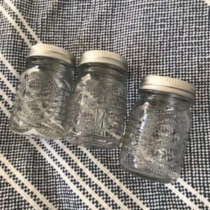 Three Mason Jars for Spices